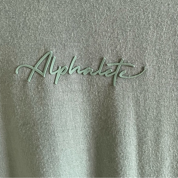 Alphalete Aspire Signature Green Long Sleeve Size Small - Picture 5 of 5